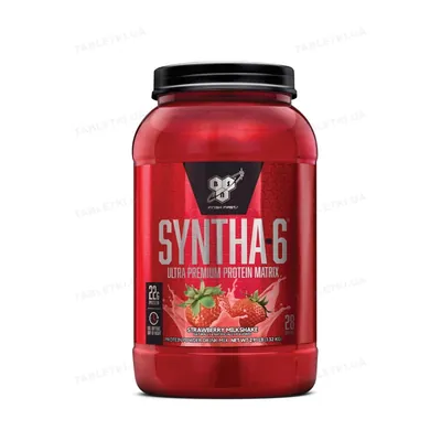 Протеїн комплексний BSN Syntha-6 полуничний мілкшейк, 1,32 кг