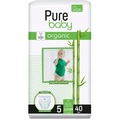Подгузники-трусики Pure Baby Jumbo Organic 5, 11-18 кг, 40 шт