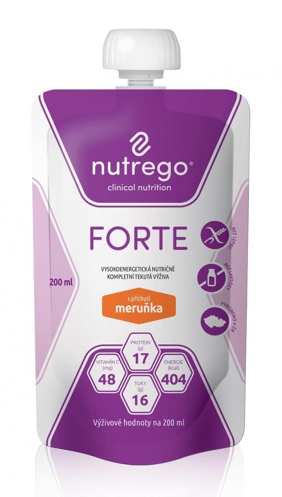 Энтеральное питание Nutrego Forte для взрослых и детей от 3 лет, абрикос, 200 мл