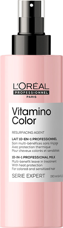 Cпрей-уход L’Oreal Professionnel Vitamino Color 10-в-1 многофункциональный для всех типов окрашенных волос, 190 мл
