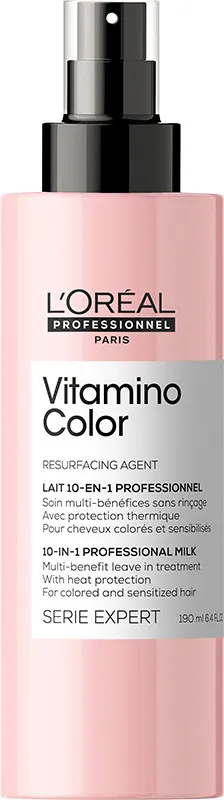 Спрей-догляд L’Oreal Professionnel Vitamino Color 10-в-1 багатофункціональний для всіх типів фарбованого волосся, 190 мл