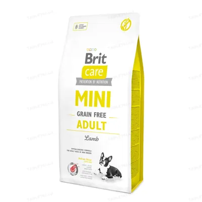 Корм сухий для дорослих собак мініатюрних порід Brit Care Mini Grain Free Adult, 2 кг