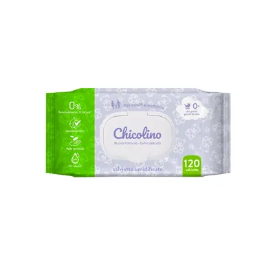 Серветки вологі Chicolino З перших днів життя дитячі, 120 шт