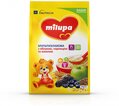 Каша безмолочная Milupa мультизлаковая с яблоком, черникой и ежевикой с 7 месяцев, 170 г
