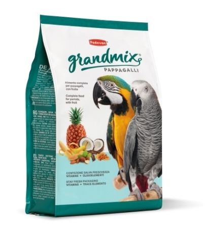 Корм щоденний для великих папуг Padovan GrandMix Pappagalli, 2 кг