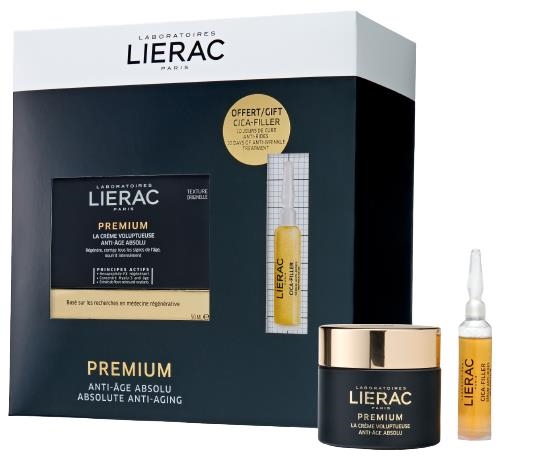 Набір Lierac Преміум крем 50 мл Cica-Filler сироватка 10 мл