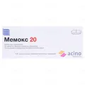 Мемокс 20 таблетки, в/плів. обол. по 20 мг №30 (10х3)
