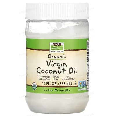 Кокосова олія NOW Real Food Virgin Coconut Oil, 355 мл