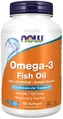 Омега-3 NOW Omega-3 Fish Oil Odor Controlled м'які капсули №180