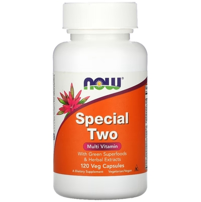 Мультивитамины NOW Special Two, 120 капсул