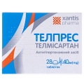Телпрес таблетки по 40 мг №28 (14х2)
