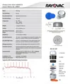 Батарейки для кохлеарних імплантів Rayovac Implant Pro+, 6 штук