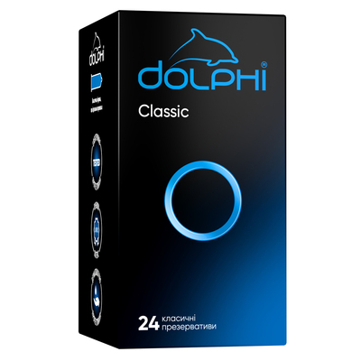 Презервативы Dolphi Классические, 24 штуки