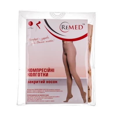 Колготки компрессионные Remed RK 311 закрытый носок, 1 класс компрессии, укороченные, размер XXL
