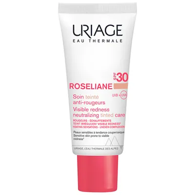 Крем Uriage Roseliane CC тонуючий догляд проти почервоніння, SPF 30, 40 мл