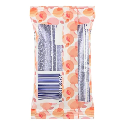 Серветки вологі Cleanic Cream & Fresh Персик, 15 шт