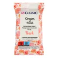 Серветки вологі Cleanic Cream & Fresh Персик, 15 шт