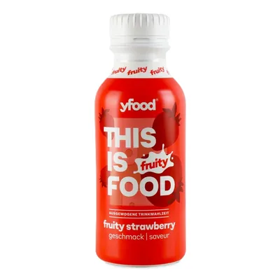 Напій молочний Yfood This is food Fruity полуниця, 500 мл