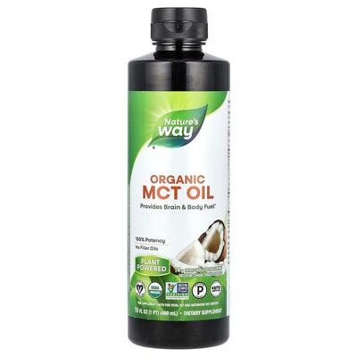 Масло МСТ Nature's Way Organic MCT Oil со среднецепочечными триглицеридами, 480 мл