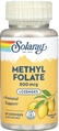 Метилфолат Solaray Methyl Folate 800 мкг вкус лимона, 60 леденцов