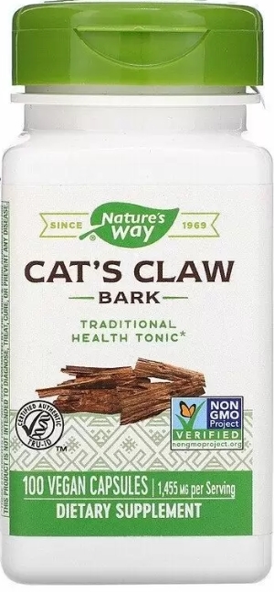 Кошачий коготь Nature's Way Cat's Claw +1455 мг, 100 капсул
