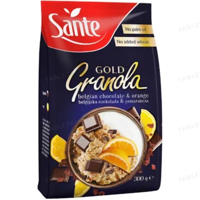Гранола Sante Gold Granola шоколад та апельсин, 300 г