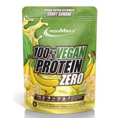 Протеїн IronMaxx 100% Vegan Protein Zero Банан, 500 г (пакет)