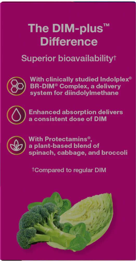 Метаболизм эстрогенов DIM-Plus Nature's Way DIM-Plus Estrogen Metabolism, 60 вегетарианских капсул