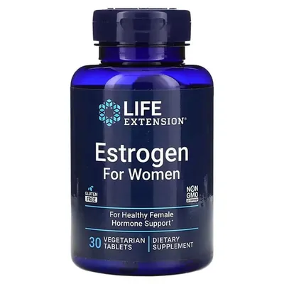 Эстроген для женщин Life Extension Estrogen for Women, 30 вегетарианских таблеток