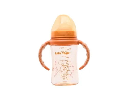 Пляшка для годування Baby Team 1090 з широким горлом, 240 мл