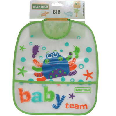 Нагрудник Baby Team 6503 влагонепроницаемый, от 6 месяцев