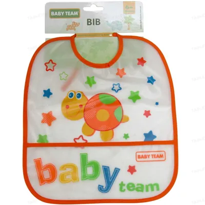 Нагрудник Baby Team 6503 вологонепроникний, від 6 місяців