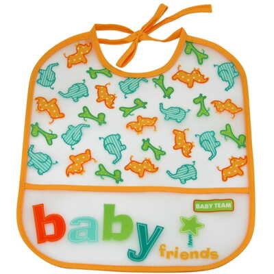 Нагрудник Baby Team 6503 влагонепроницаемый, от 6 месяцев