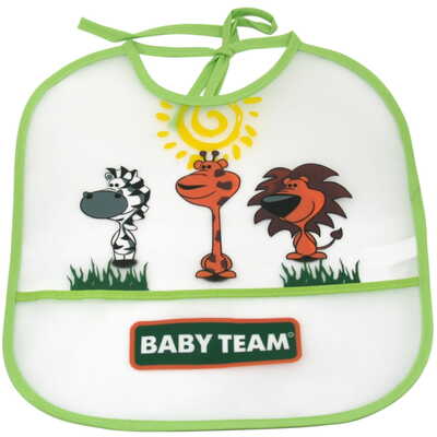 Нагрудник Baby Team 6503 влагонепроницаемый, от 6 месяцев