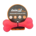 Игрушка для собак AnimAll Fun Кость 12 см кораловая