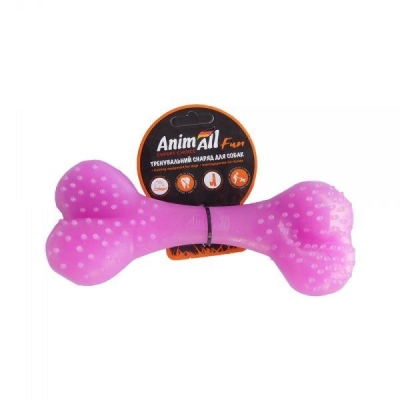 Игрушка для собак AnimAll Fun Кость 25 см фиолетовая