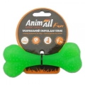 Игрушка для собак AnimAll Fun Кость 25 см зеленая