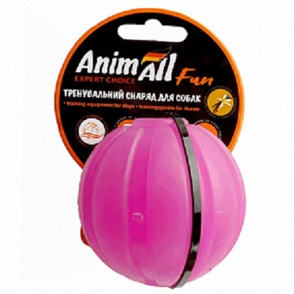 Игрушка для собак AnimAll Fun Мяч Смаколик 5 см фиолетовый