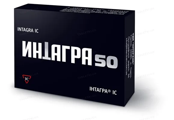 Інтагра IC таблетки, в/о по 50 мг №1