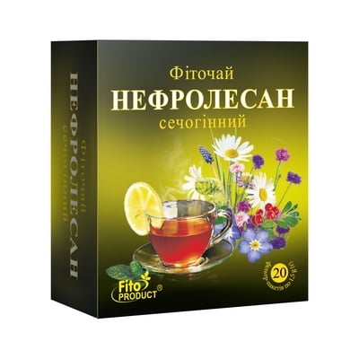 Фиточай Фитопродукт №6 Нефролесан мочегонный по 1,5 г №20 в фил.-пак.