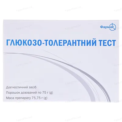 Глюкозо-толерантний тест порошок доз. 75 г/пак. по 75.75 г у пак.