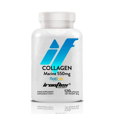 Морський колаген IronFlex Nutrition Marine Collagen, 120 капсул