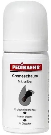 Крем пенка для ног Pedibaehr с микросеребром, 35 ??мл