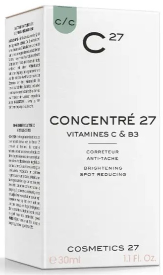 Сыворотка для лица Cosmetics 27 Concentre с ниацинамидом и витамином С, 30 мл