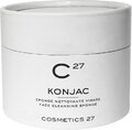 Губка-эксфолиатор для лица Cosmetics 27 Konjac натуральная очищающая, 1 шт