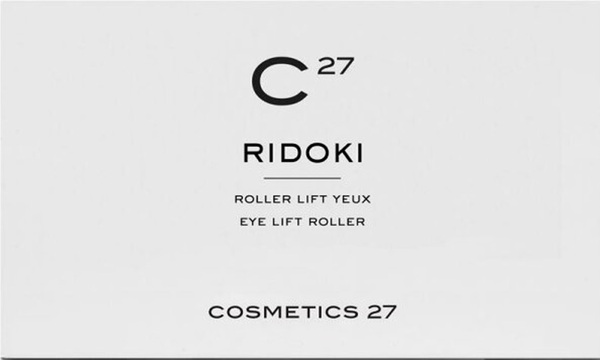 Роллер для кожи вокруг глаз Cosmetics 27 Ridoki цинковый, 1 шт