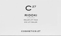 Роллер для кожи вокруг глаз Cosmetics 27 Ridoki цинковый, 1 шт
