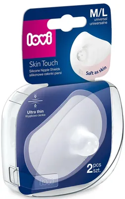 Накладки на соски Lovi Skin Touch розмір M/L, стандартний, 2 шт