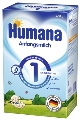 Смесь сухая молочная Humana 1 с LC PUFA, пребиотиками и нуклеотидами для детей с 0 до 6 месяцев, 600 г