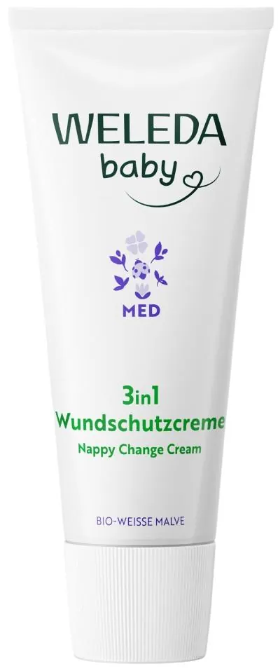 Крем під підгузок Weleda Baby Med Weisse Malve Алтея 3-в-1 від попрілостей, 50 мл